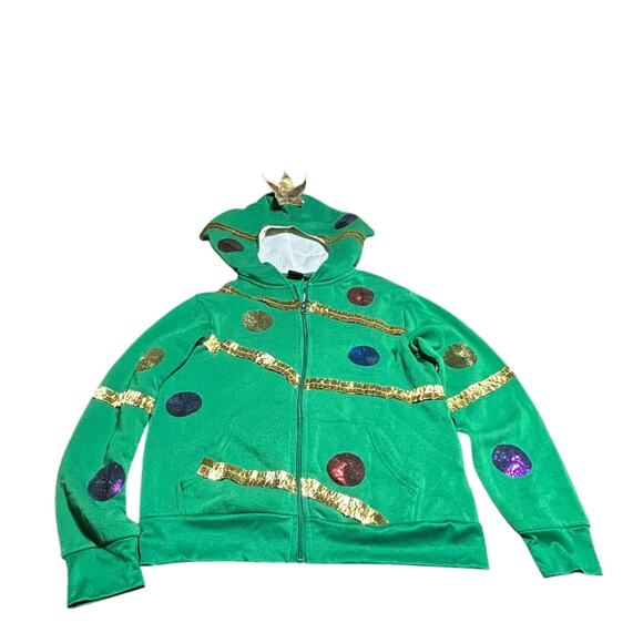 Mad Engine Extreme Christmas Tree hoodie NWT size mens Small - Picture 1 of 4